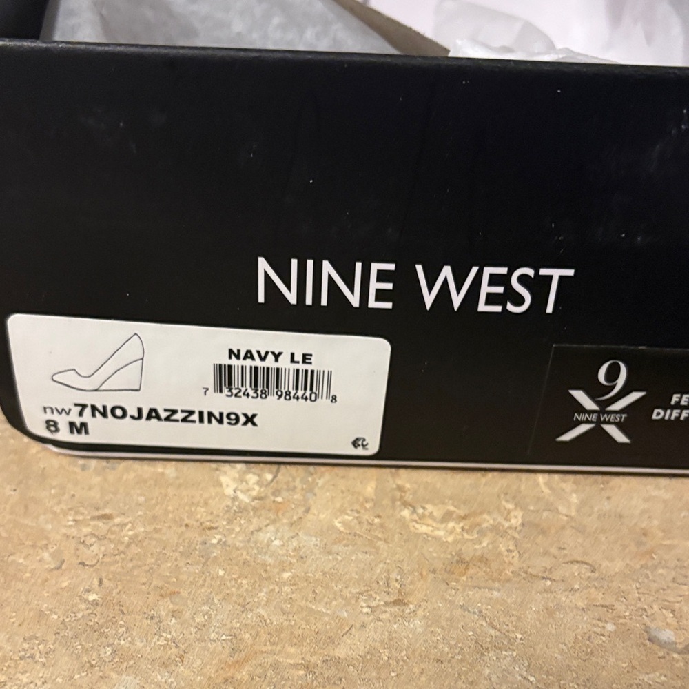 Nine West Navy Heels